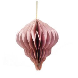 druppelhanger roze in 3d met magneetsluiting 10 x 8 cm