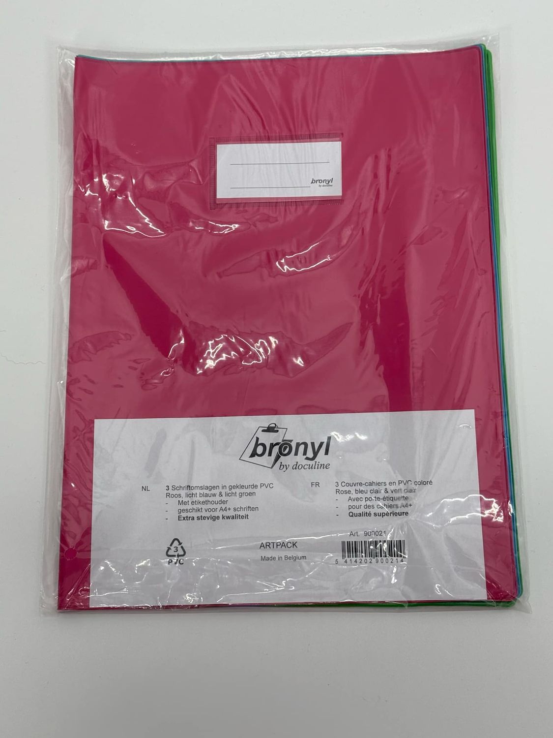 Schriftomslag A4 350 Micron - PVC - Bronyl per 3