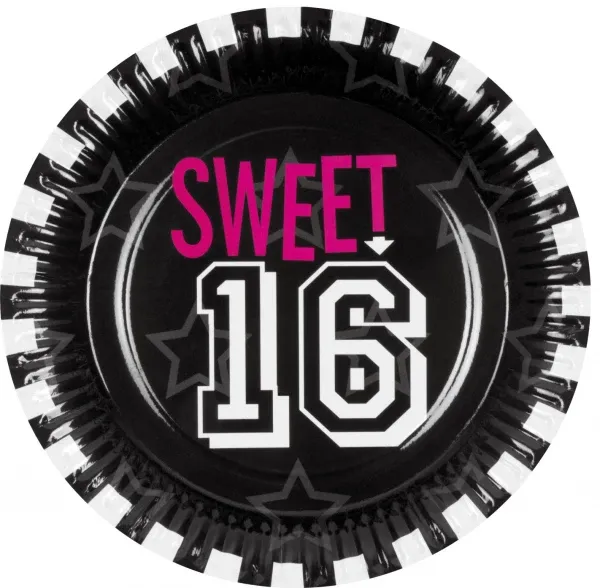 Sweet 16 Borden Party 23cm