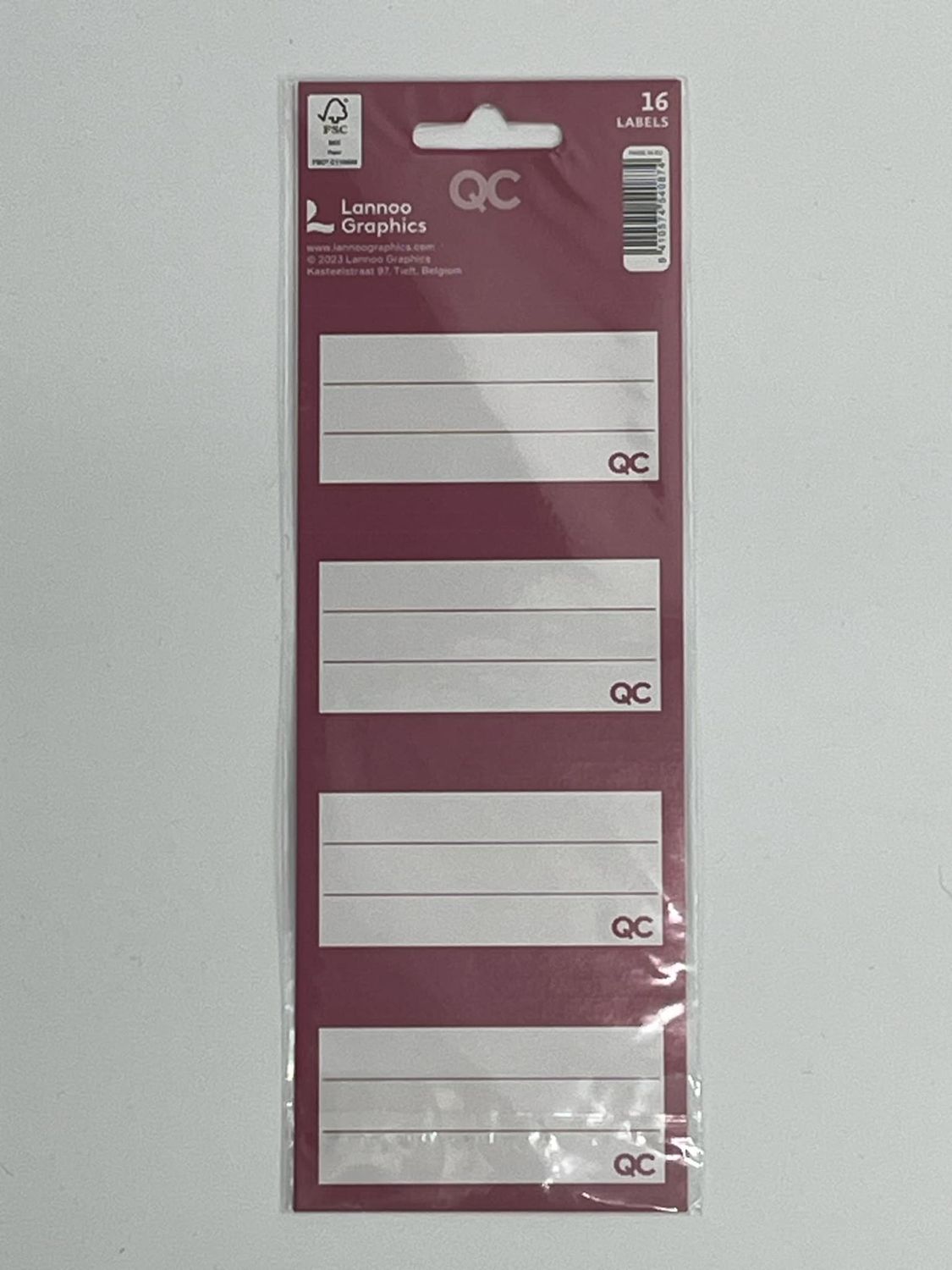 Schooletiketten zelfklevend 20 stuks