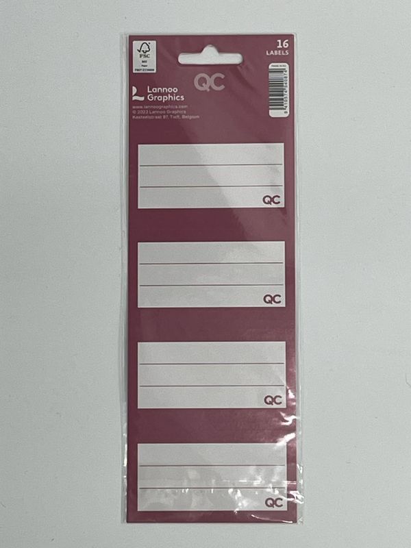 Schooletiketten zelfklevend 20 stuks