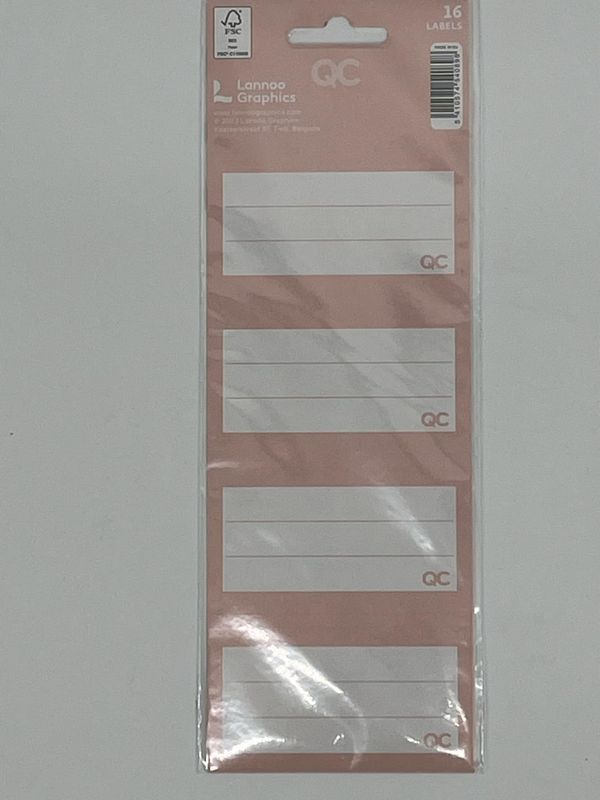 Schooletiketten zelfklevend 20 stuks