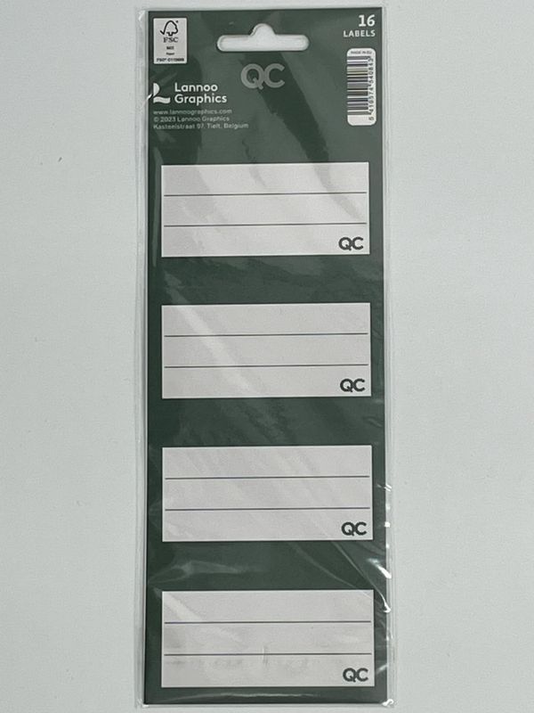 Schooletiketten zelfklevend 20 stuks