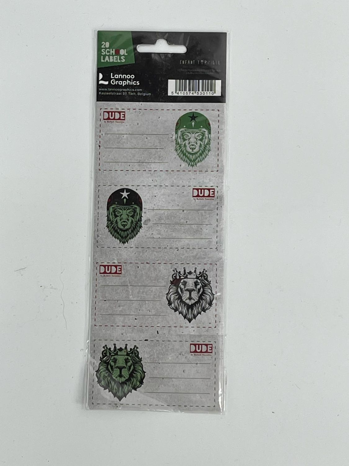Schooletiketten zelfklevend 20 stuks