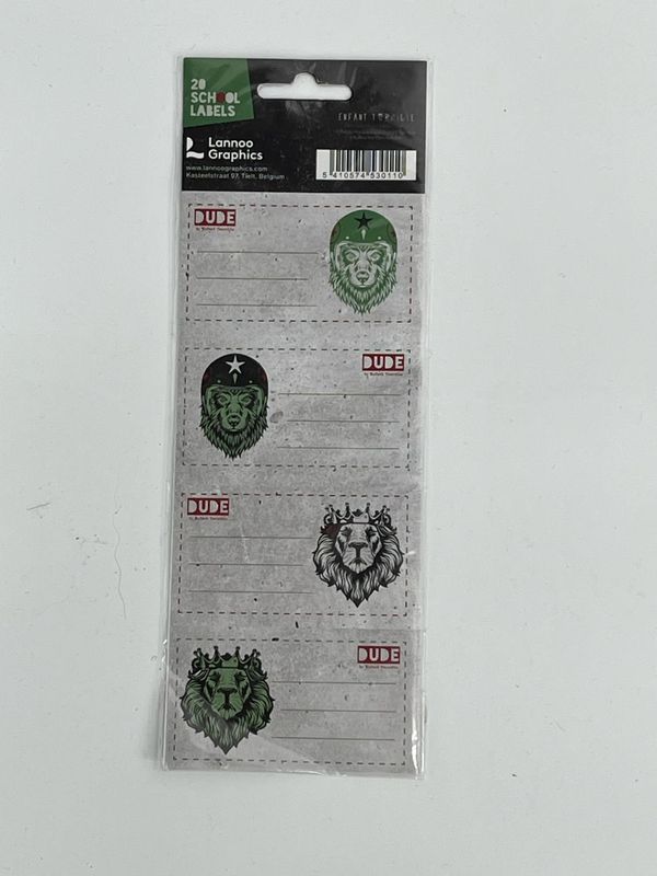 Schooletiketten zelfklevend 20 stuks