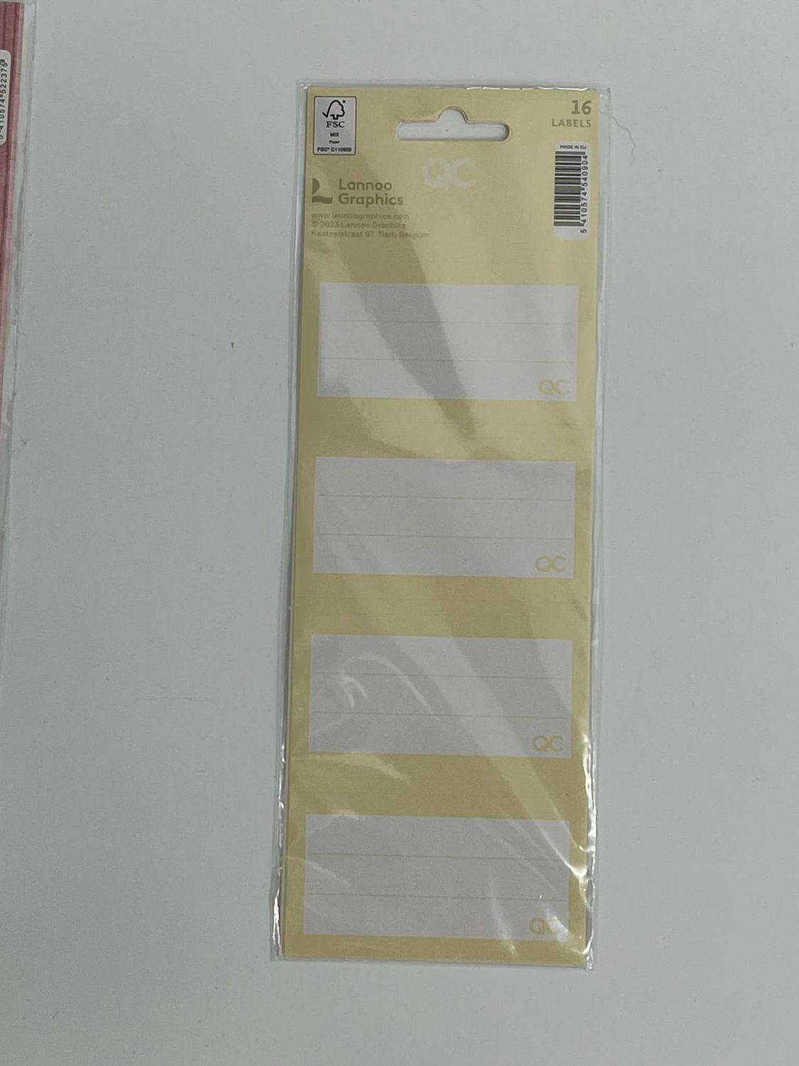 Schooletiketten zelfklevend 16 stuks