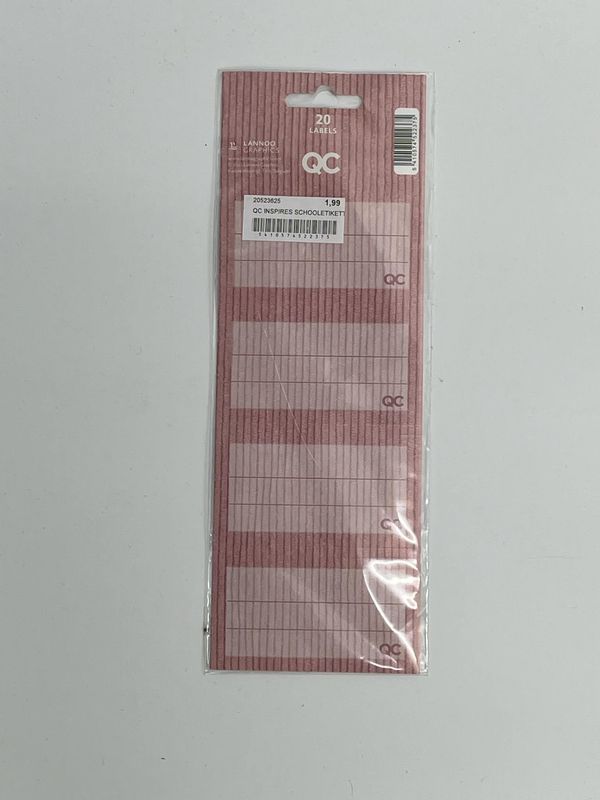 Schooletiketten inspires zelfklevend 20 stuks