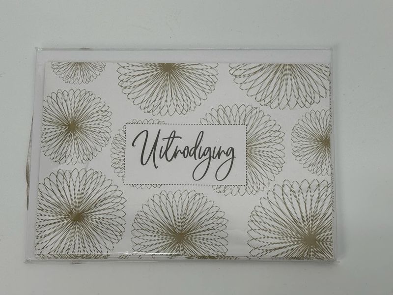 Uitnodigingskaartjes voor feestje 5 stuks met omslag