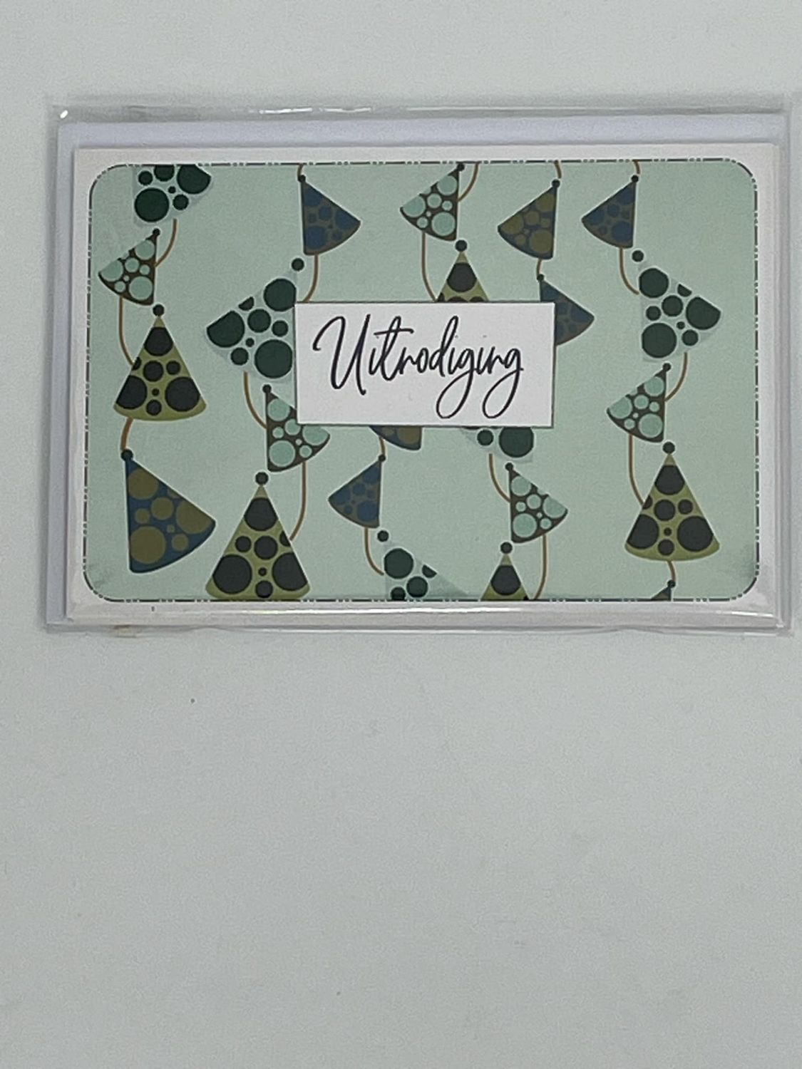 Uitnodigingskaartjes met omslag 5 stuks