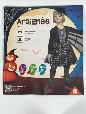 🕷️ Spider Costume Girls 7-10 Years – Tough &amp; Elegant ✨