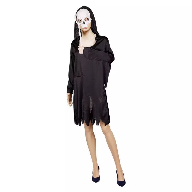 🦴 Skelet Kostuum met Masker – Maat M | Indrukwekkend Halloween/Carnaval Pak ✨