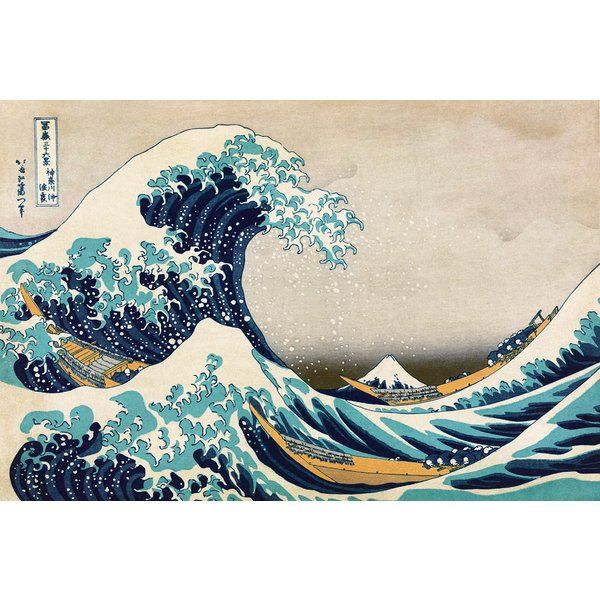 THE GREAT WAVE OF KANAGAWA 61 X 91.5 CM