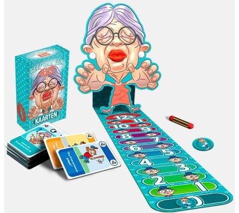 💋👵 Geef oma een kus – gezelschapsspel