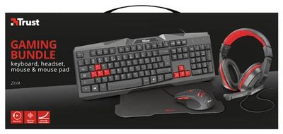 🎮 Trust Ziva 4-in-1 Gaming Bundle (French Azerty)