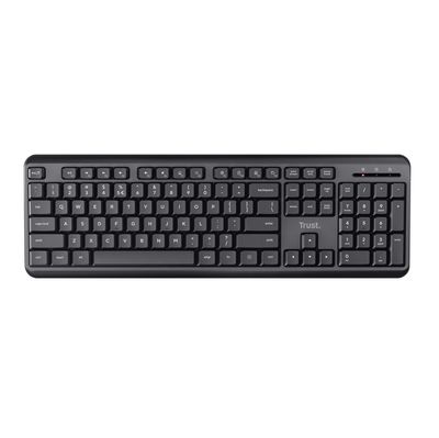 Ody Compact Wireless Keyboard  AZERTY  with Silent Membrane, Black