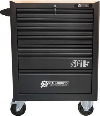Stahlgruppe SG15 Servante à Outils – 7 Tiroirs – 259 Pièces Complètes