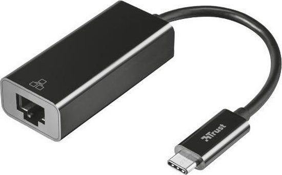 🌐 Trust USB-C naar Netwerk Adapter