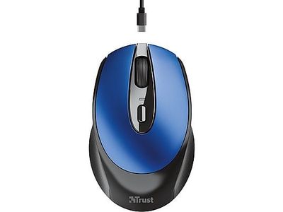 🖱️ Trust Zaya Draadloze Oplaadbare Muis - Blauw