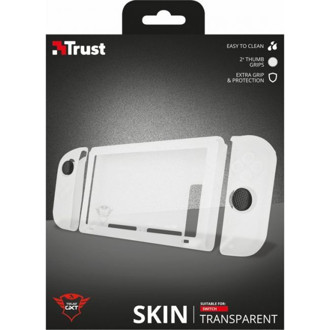 Trust GXT1220 - Siliconen Hoesjes voor Nintendo Switch Console en Controller  transparant