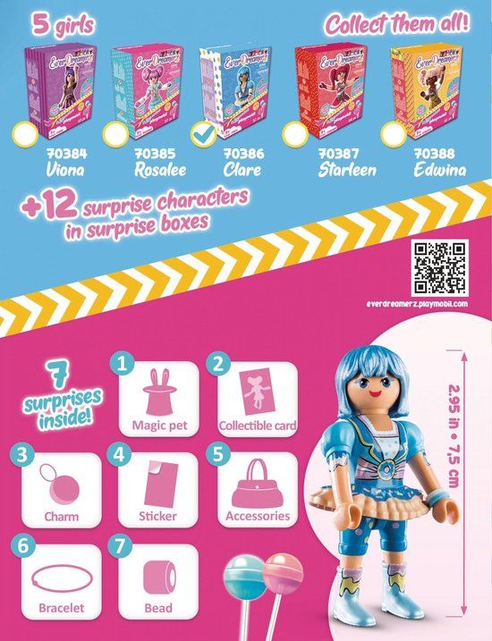 🧚 Playmobil EverDreamerz Clare Comic – Magische Droomwereld Avonturen ✨