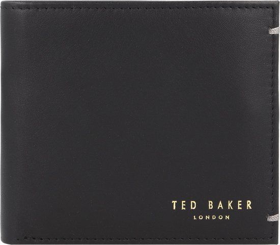 👛Ted Baker Harrvee Men’s Leather Wallet – Compact Billfold 11 cm Black 🖤✨