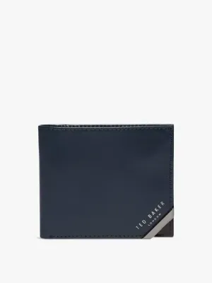 Ted Baker London Kornig leather wallet in Navy