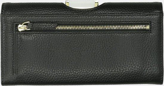 👛Ted Baker Large Portemonnee Zwart – 19 cm Leer Dames 🖤✨