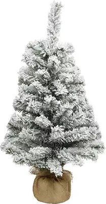 🎄 Everlands Snowy Artificial Christmas Tree 90 cm – Jute Bag Ø 46 cm ✨