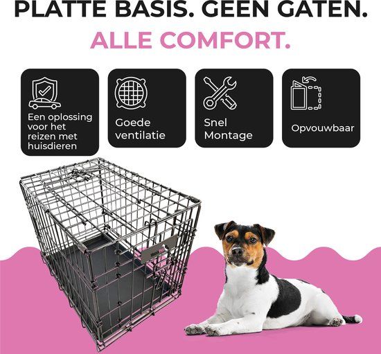 🐕 MaxxPet Hondenbench Opvouwbaar – 45 x 30 x 37 cm | 1 Deur ✨
