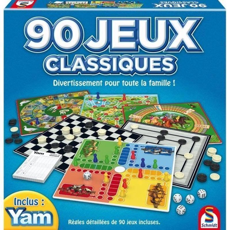 🎲 90 Classic Board Games in 1 – Schmidt