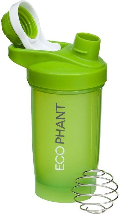 Ecophant Shakebeker 400ML - BPA Vrij - Proteïne Shaker