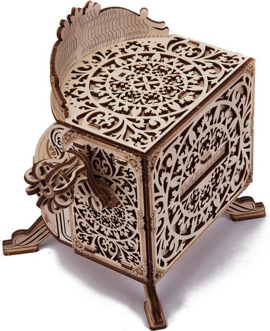🌟 Wood Trick Feeën Theater – Houten Muziekdoos Modelbouw ✨