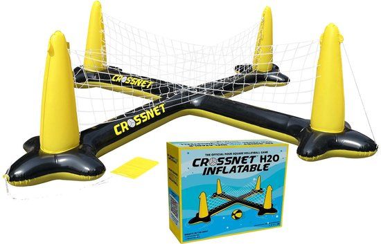 Crossnet - Water set opblaasbaar - Poolvolleybal net - Zwembal volleybal Merk: Crossnet