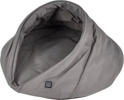 🐱 Heated Cat/Dog Bed – Grey/Anthracite | USB 3 Levels ✨