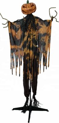 🎃 Life-Size Animated Screaming Pumpkin – 196 cm Halloween Decoration ✨