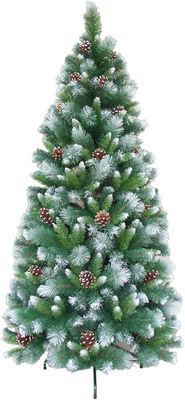 🎄 Tarrington Snowy Artificial Christmas Tree with Pine Cones – 1.2 m ✨