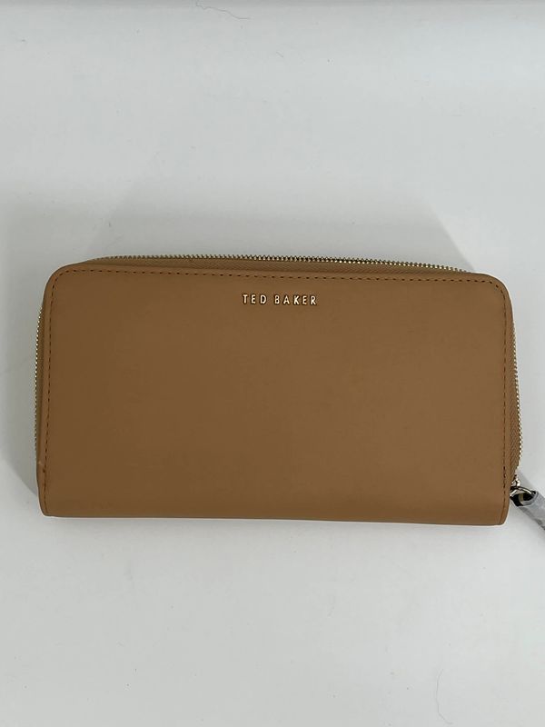 Ted Baker portemonnee large Darciea taupe 19 cm met rits