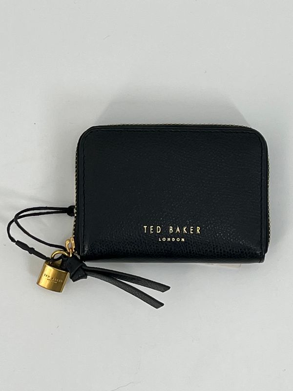 Ted Baker Wesmin padlock small lederen kaarthouder