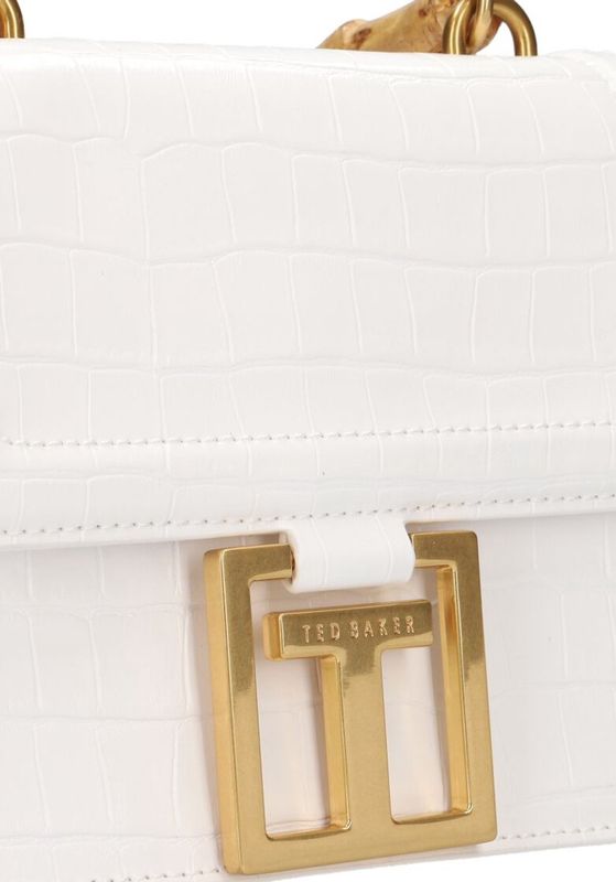 👜Ted Baker Aalicce Handtas/Schoudertas Dames – Wit | Luxe &amp; Praktisch 18 cm ✨