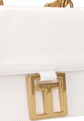 👜Ted Baker Aalicce Handtas/Schoudertas Dames – Wit | Luxe &amp; Praktisch 18 cm ✨