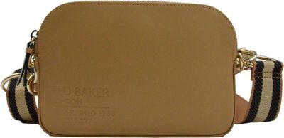👜 Ted Baker Darcelo Branded Webbing Camera Bag – Camel | Stijlvolle Bescherming 22 cm 📸✨