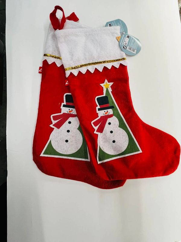 🎄 Decorative Christmas Stocking Hanging – Red/White Holiday Decor ✨🧦