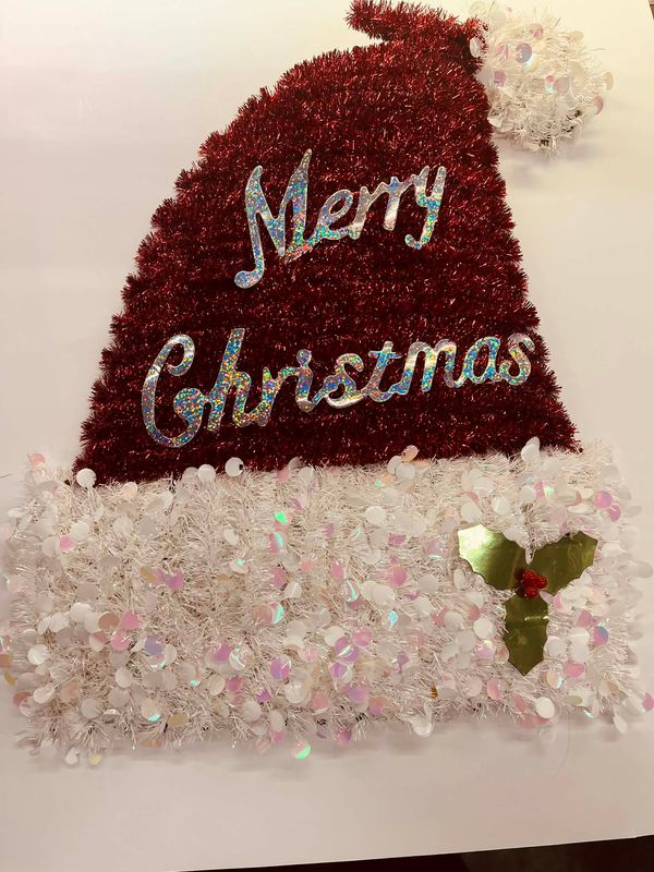 🎄 Kerstmuts om op te hangen – Schattige Kerstdecoratie met Muts &amp; Baard! ✨☃️