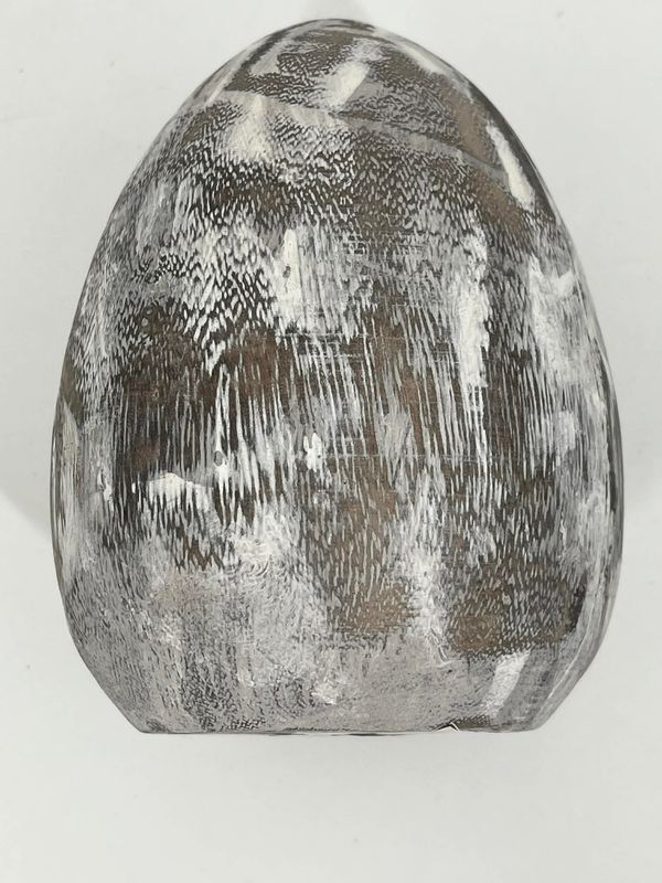 🐣 Wooden Easter Egg Decoration – Rustic Easter Decor 14 cm