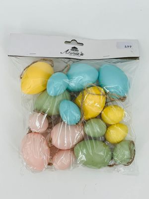 🐣 Colored Easter Eggs – Cheerful Easter Decoration Set of 16