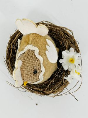 🐣 Little Chick in Nest – Cute Easter Decoration 10 cm