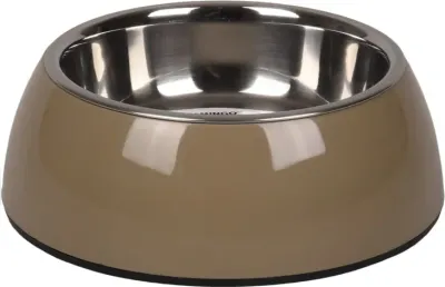 Pot à manger Flamingo Divar taupe m 470ml - 17,5x17,5x6,3cm