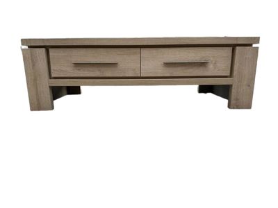 Beautiful wooden coffee table wood with 2 drawers