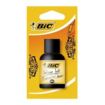 🖋️ Bic Black Indian Ink 30 ml – Deep Black Precision