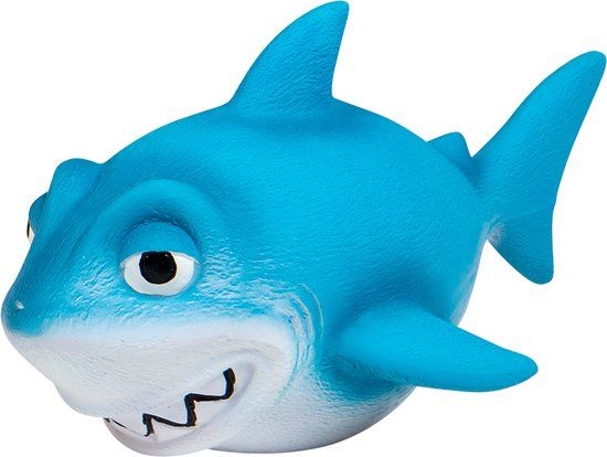 Hondenspeelgoed latex 22 cm met pieper Animal Boulevard haai